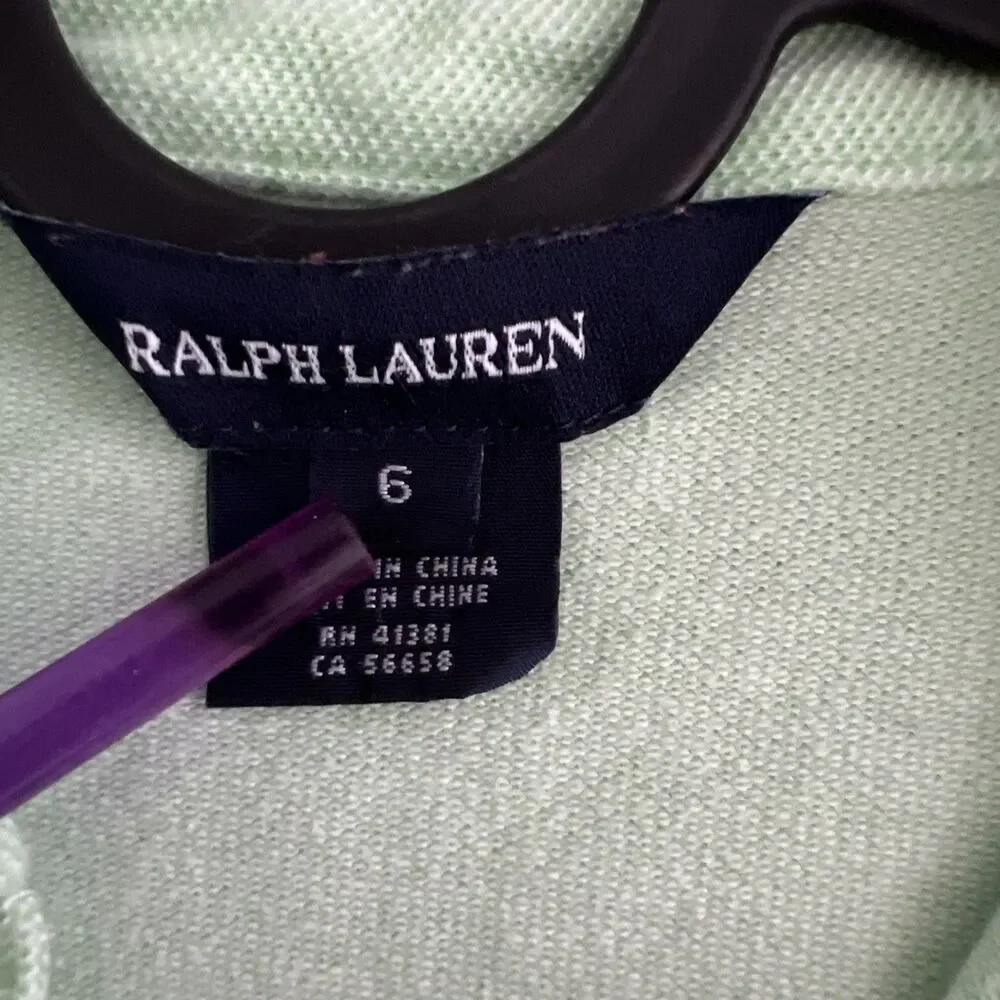 Ralph Lauren Girls Sz 6 Pink Polo Shirt Dress 100% cotton, Preppy, tennis